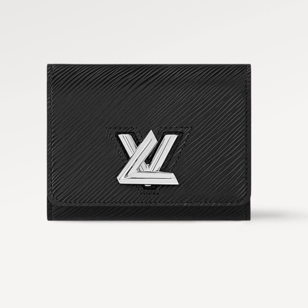 Louis Vuitton Twist Compact Wallet Epi Noir MSRP $875